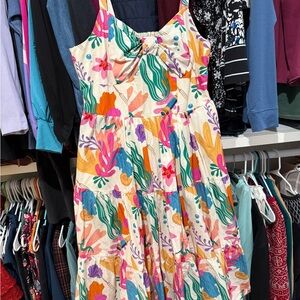 Colorful Floral Sundress